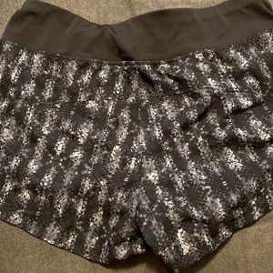 Black white and grey shorts
